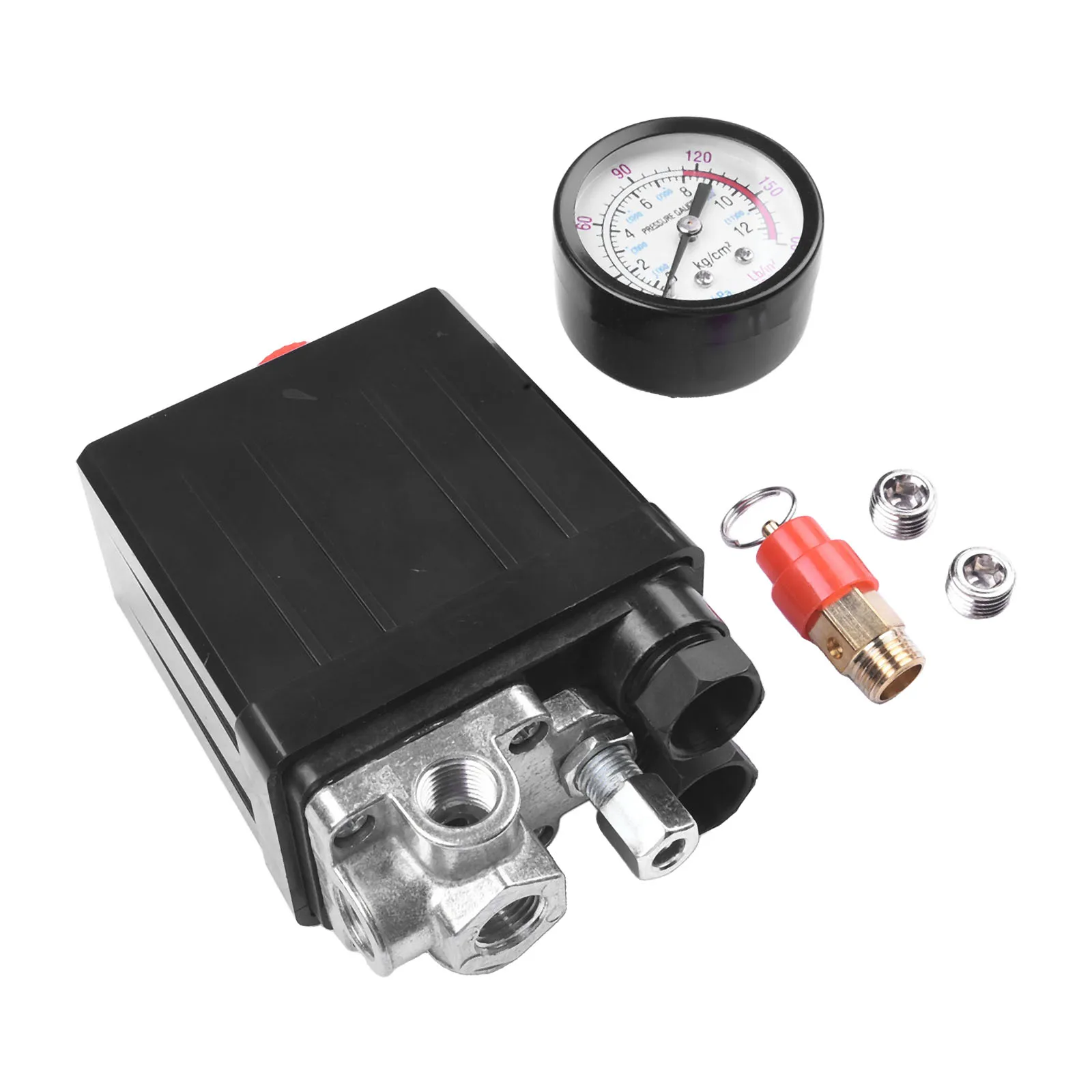 Metal And Plastic Air Compressor Pressure Switch Air Compressor Manifold Regulator Pressure Switch Auto On Off Button
Metal And Plastic Air Compressor Pressure Switch Air Compressor Manifold Regulator Pressure Switch Auto On Off Button