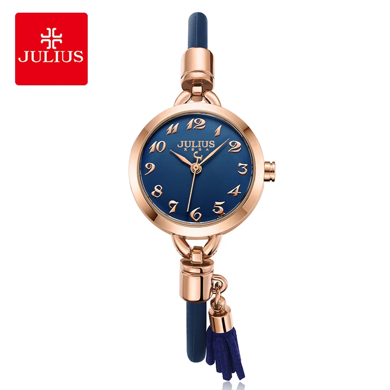 Julius Watch New Arrival Vintage Slim Whatch With Tassel Silicone Strap Unique Creative Designer Montre Female Clock Hour JA-994
Julius Watch New Arrival Vintage Slim Whatch With Tassel Silicone Strap Unique Creative Designer Montre Female Clock Hour JA-994