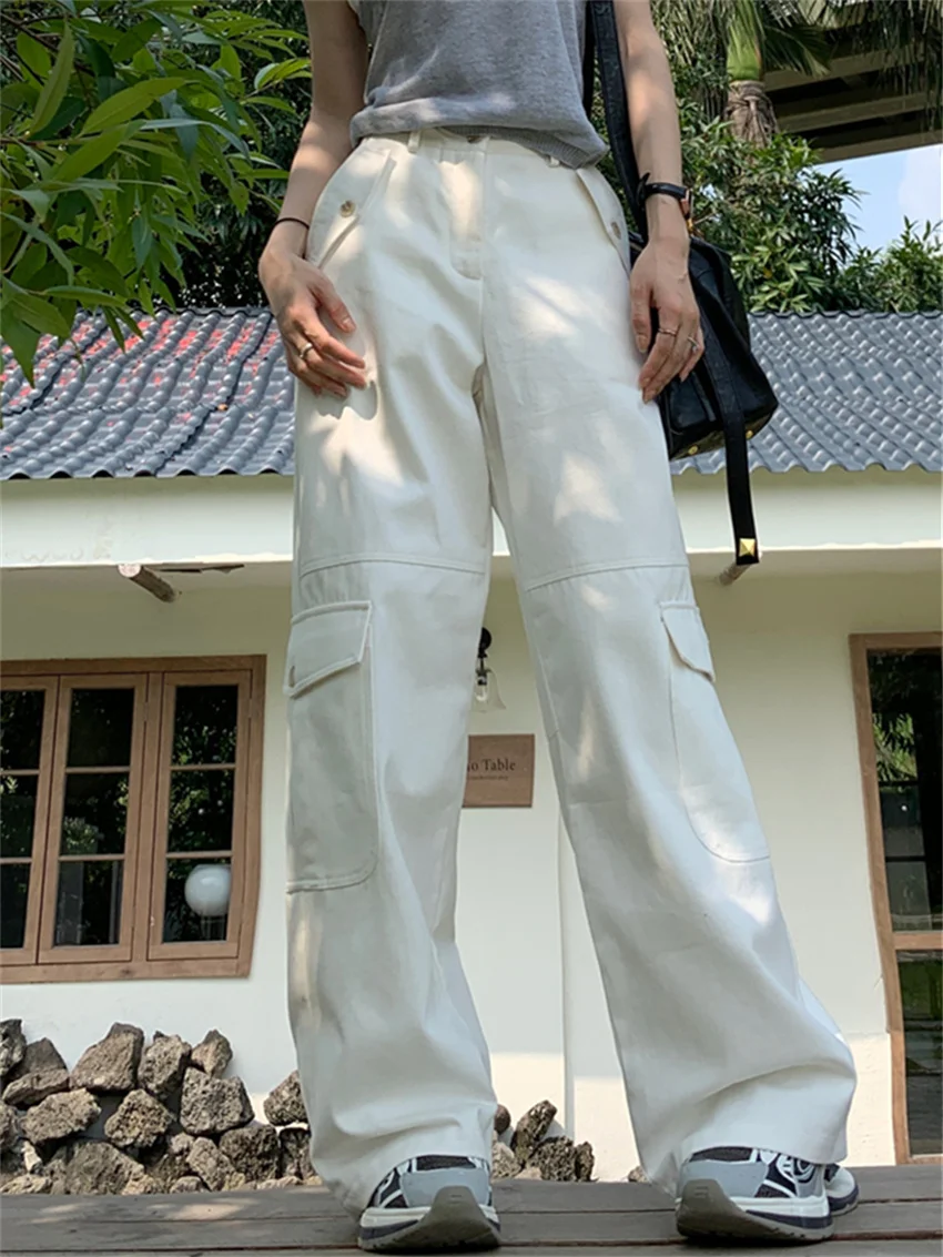 Alien Kitty Autumn Chic Solid Straight Pants Women Minimalist High Waist 2023 Sports OL Casual New Work Wear Loose Wide Leg
Alien Kitty Autumn Chic Solid Straight Pants Women Minimalist High Waist 2023 Sports OL Casual New Work Wear Loose Wide Leg