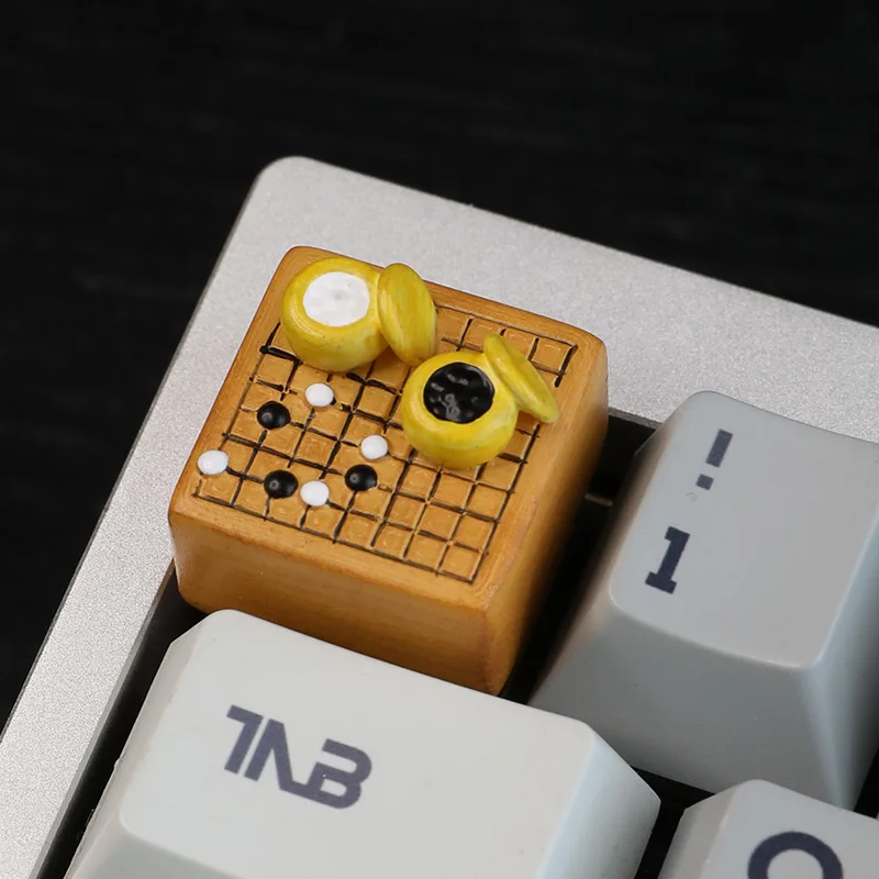 Chessboard table personalized three-dimensional original keycap resin single cross mechanical keyboard
Chessboard table personalized three-dimensional original keycap resin single cross mechanical keyboard