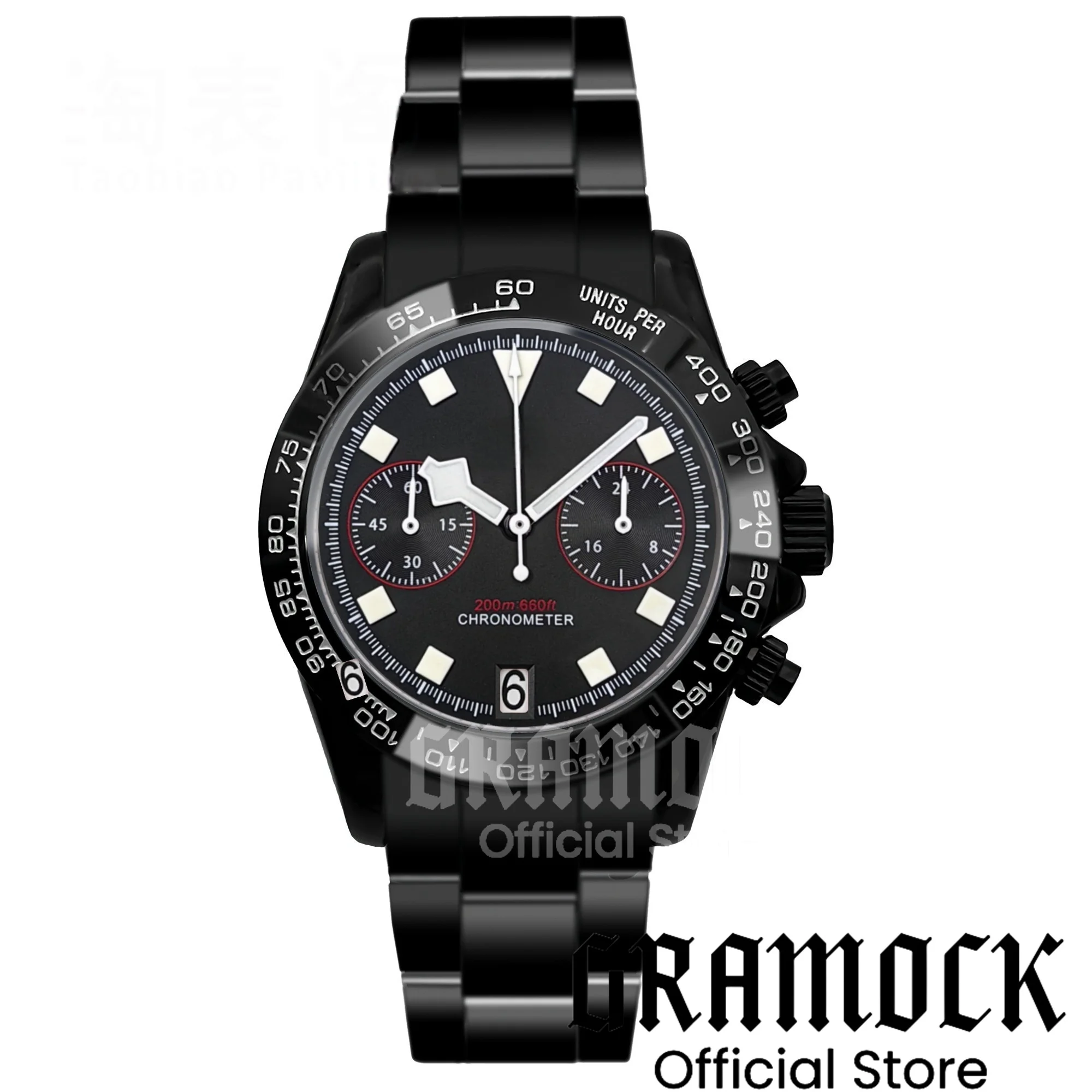 Gramock 39 мм мужской роскошный PVD полностью черный Pelagos FXD хронограф велосипедиста VK64 кварцевый погружной браслет C3 светящееся сапфировое зеркало
Gramock 39 мм мужской роскошный PVD полностью черный Pelagos FXD хронограф велосипедиста VK64 кварцевый погружной браслет C3 светящееся сапфировое зеркало