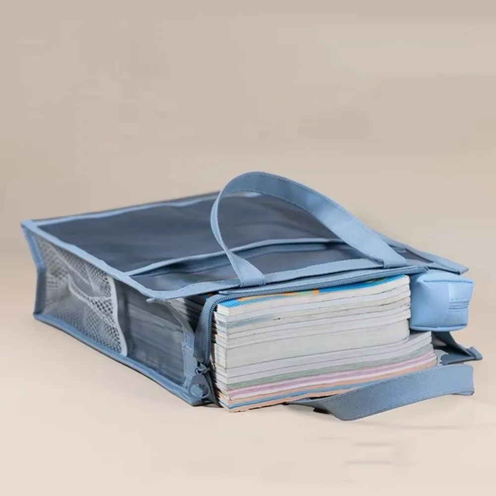 1pcs Portable Large Capacity Book Storage Bag with Handle Zipper Document Bag Transparent File Bag School Office Supplies
1pcs Portable Large Capacity Book Storage Bag with Handle Zipper Document Bag Transparent File Bag School Office Supplies