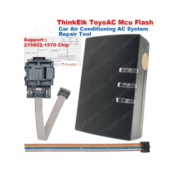 ThinkElk ToyoAC Mcu Flash Programmer для Toyota Lexus Denso 251802 -1570 Модуль управления кондиционером усилителя привода HVAC
ThinkElk ToyoAC Mcu Flash Programmer для Toyota Lexus Denso 251802 -1570 Модуль управления кондиционером усилителя привода HVAC