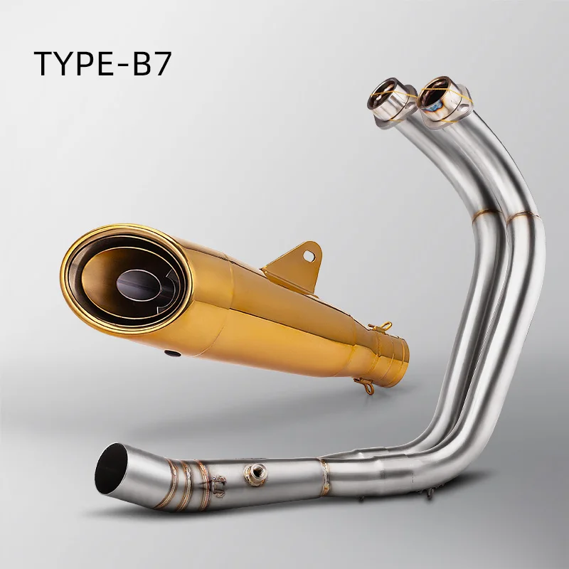 For MT07 FZ07 MT-07 Front Tube Link Pipe Motorcycle Exhaust System Escape
For MT07 FZ07 MT-07 Front Tube Link Pipe Motorcycle Exhaust System Escape