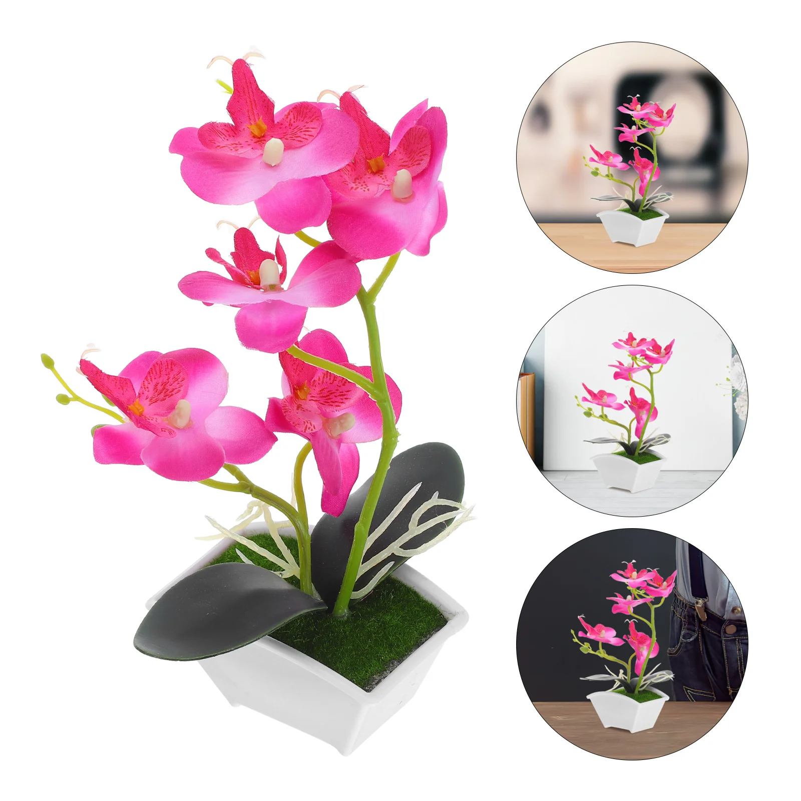 Artificial Potted Plant Decor Mini Fake Orchids For Table Kitchen Bathroom Spring Decor Centerpiece Silk Flower
Artificial Potted Plant Decor Mini Fake Orchids For Table Kitchen Bathroom Spring Decor Centerpiece Silk Flower