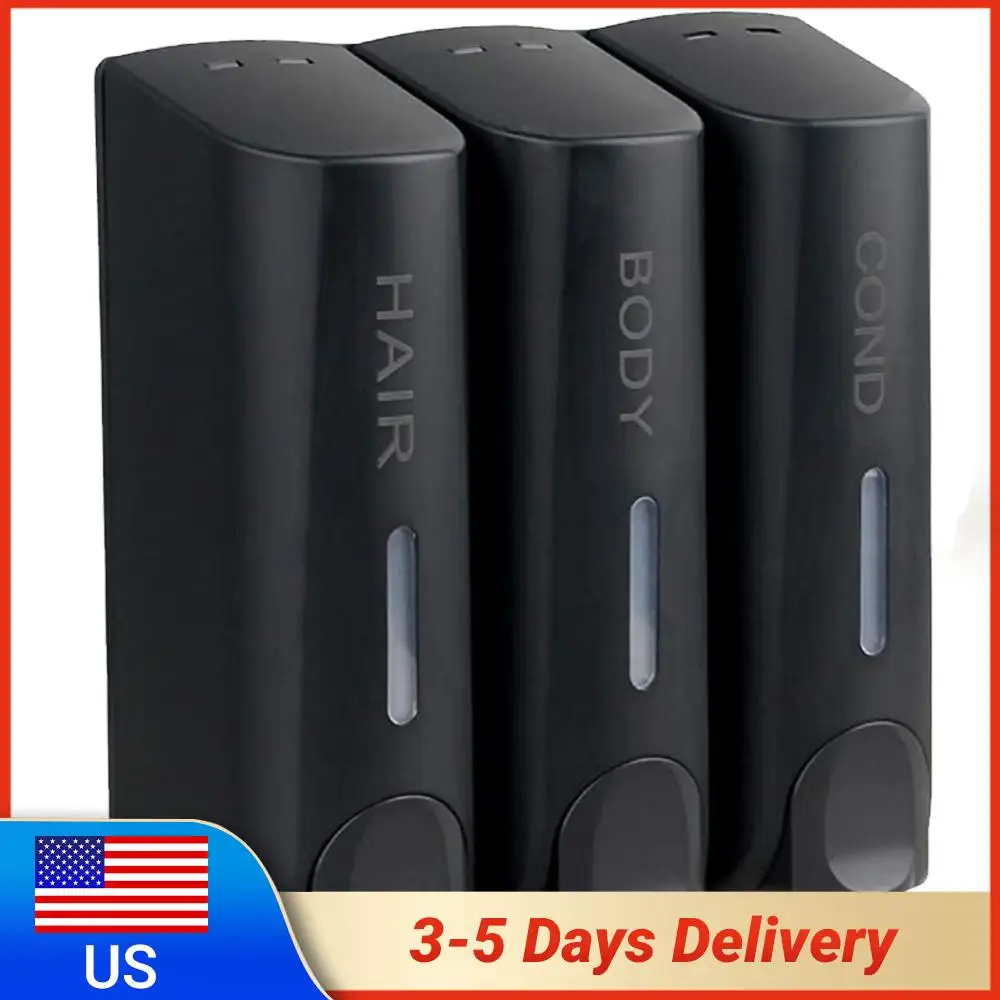 Тройной дозатор для жидкого мыла объемом 350 мл, многофункциональный настенный диспенсер для шампуня и кондиционера, термостойкий, большой емкости
Тройной дозатор для жидкого мыла объемом 350 мл, многофункциональный настенный диспенсер для шампуня и кондиционера, термостойкий, большой емкости