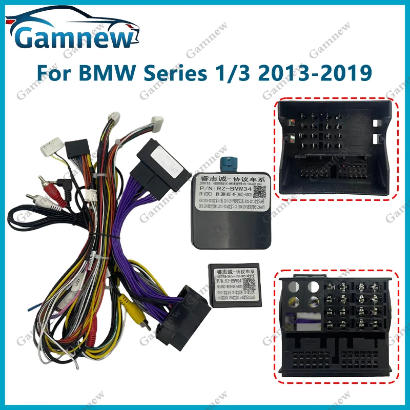 Car 16Pin Wiring Harness Android Radio Adapter Canbus Box Decoder For BMW 1 Series BMW 3 F20 F21 F30 F31 F34 F35
Car 16Pin Wiring Harness Android Radio Adapter Canbus Box Decoder For BMW 1 Series BMW 3 F20 F21 F30 F31 F34 F35