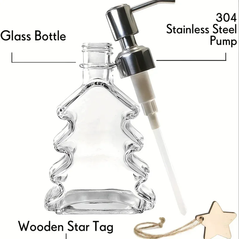 Christmas Tree Shape Decorative Bathroom Soap Dispenser | Creative Gift for Friends & Relatives
Christmas Tree Shape Decorative Bathroom Soap Dispenser | Creative Gift for Friends & Relatives