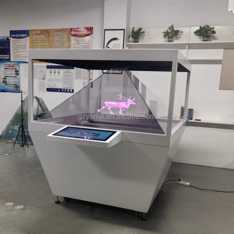 Advertising Equipment Holographic Table Pyramide 360° Pyramid Box
Advertising Equipment Holographic Table Pyramide 360° Pyramid Box