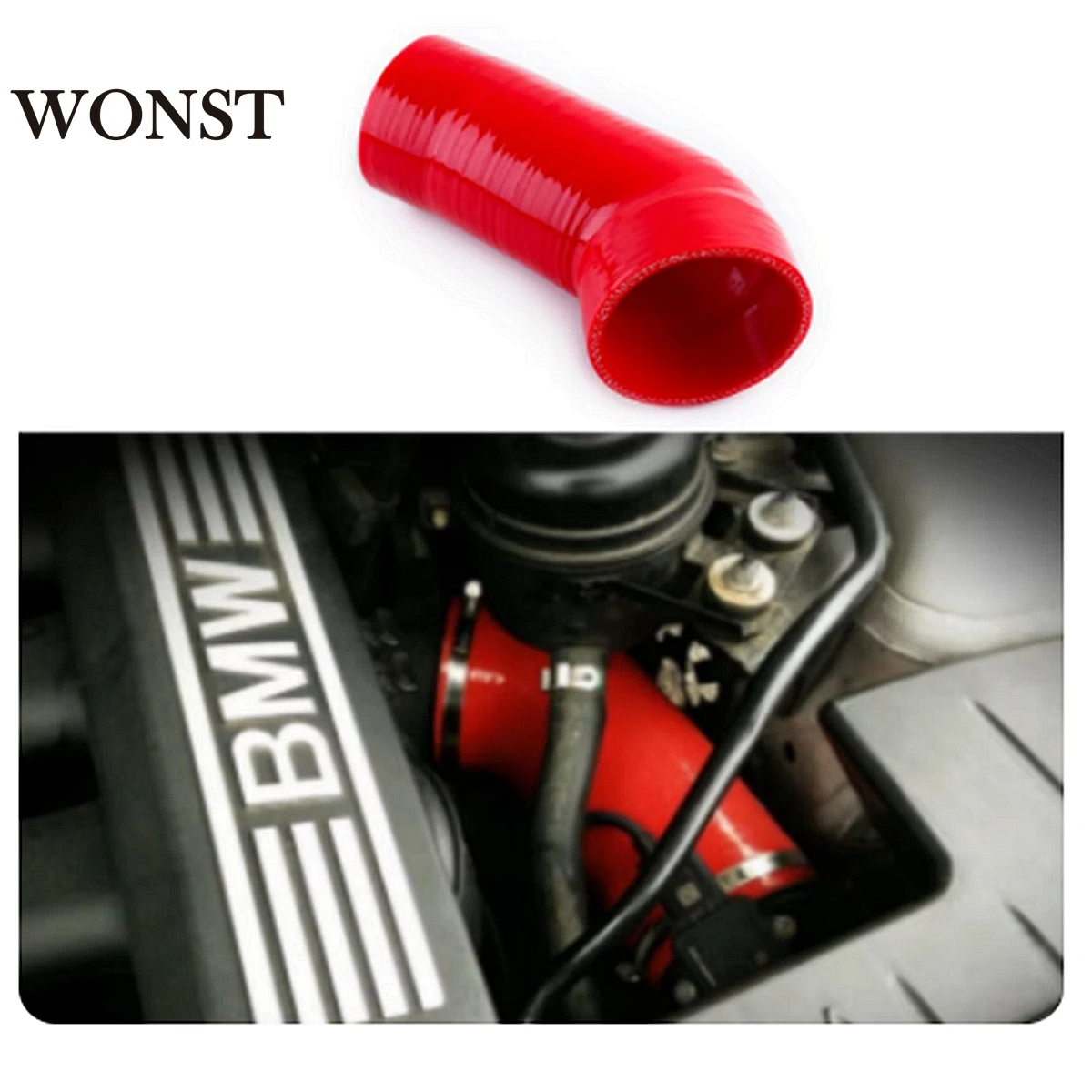 For BMW N52 6cyl 3.0L 2006 2007 2008 2009 2010 2011 2012 2013 Silicone Intake Inlet Hose
For BMW N52 6cyl 3.0L 2006 2007 2008 2009 2010 2011 2012 2013 Silicone Intake Inlet Hose