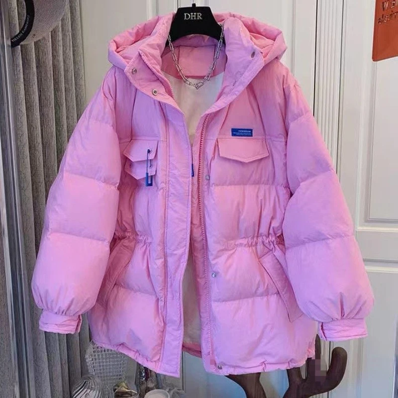 2024 New Women Winter Jacket Hooded Thick Warm Cotton Padded Parka Casual Basic Coat Female Snow Coat Outerwear
2024 New Women Winter Jacket Hooded Thick Warm Cotton Padded Parka Casual Basic Coat Female Snow Coat Outerwear