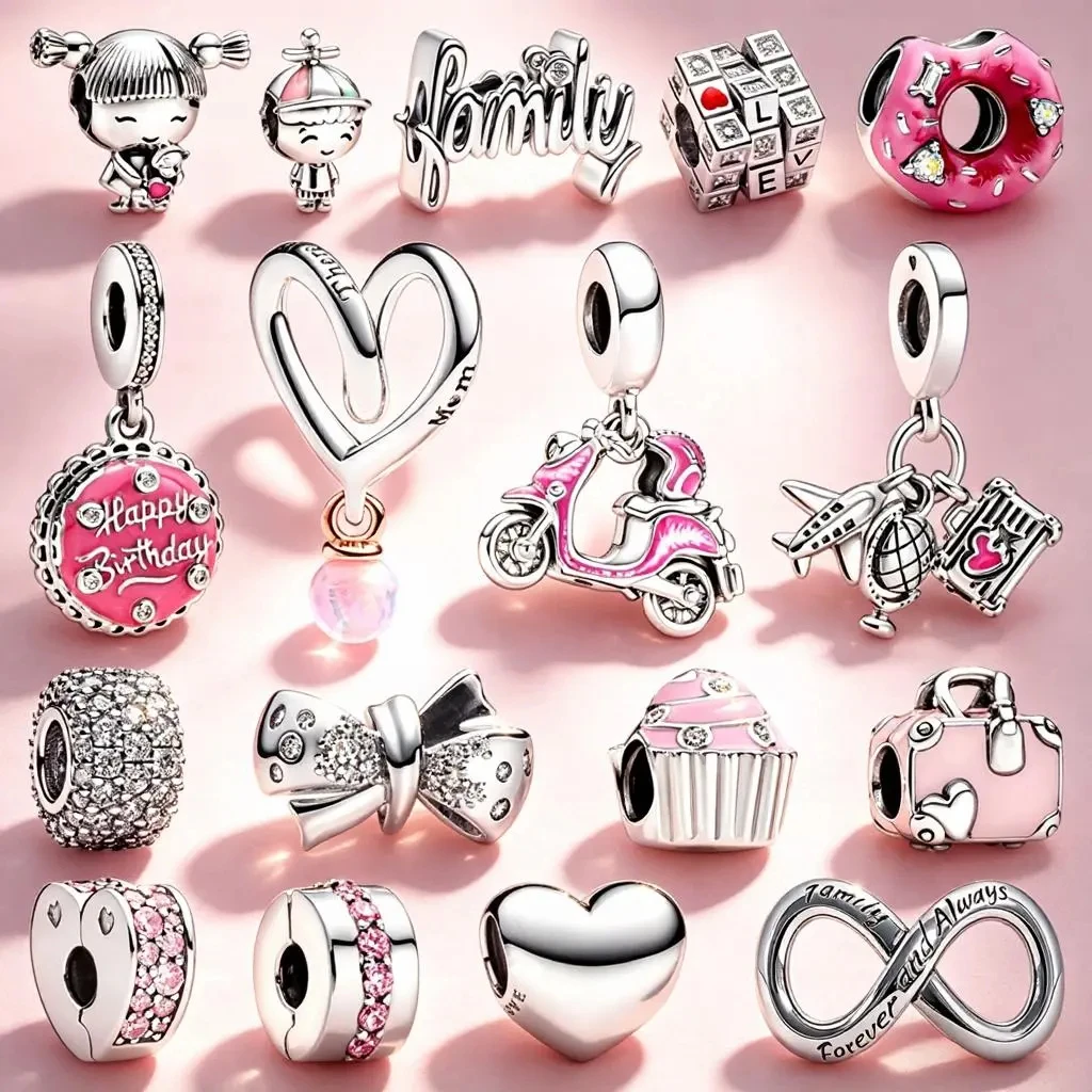 DIY Fashion Jewelry Gifts Little Girl & Boy Hot Air Balloon Pink Cupcake Handwritten Family Charms Beads Fit Original Bracelets
DIY Fashion Jewelry Gifts Little Girl & Boy Hot Air Balloon Pink Cupcake Handwritten Family Charms Beads Fit Original Bracelets