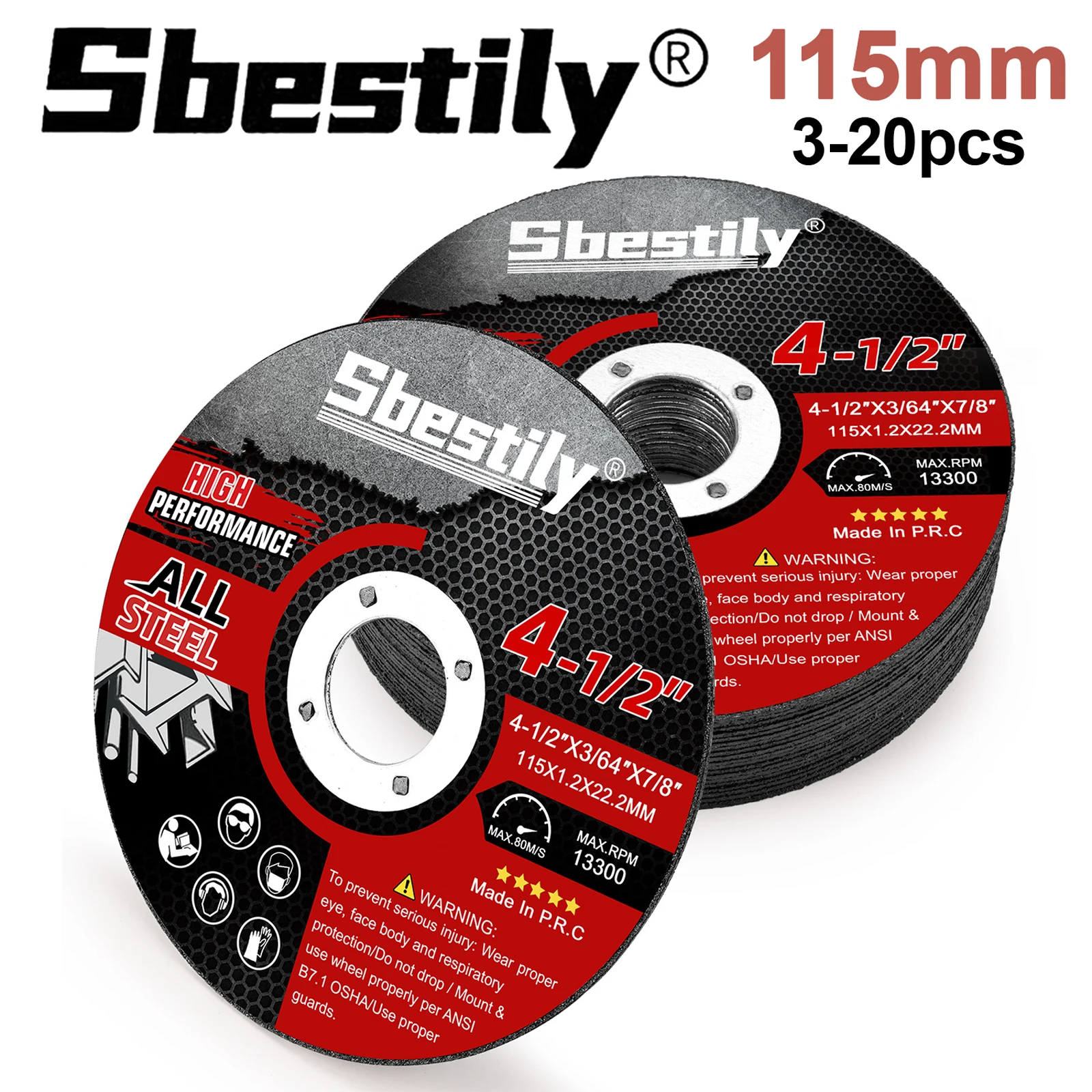 3-20 шт., 115 мм, дисковая пила из смолы, 4,5 дюйма, отрезной диск по металлу для угловой шлифовальной машины, аксессуары для резки металла, нержавеющей стали
3-20 шт., 115 мм, дисковая пила из смолы, 4,5 дюйма, отрезной диск по металлу для угловой шлифовальной машины, аксессуары для резки металла, нержавеющей стали