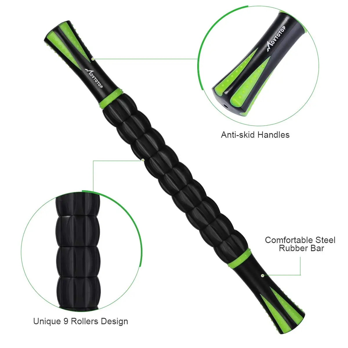 Muscle Roller Stick Body Massage Sticks Tools for Athletes Relief Muscle Soreness Cramping and Tightness (Black)
Muscle Roller Stick Body Massage Sticks Tools for Athletes Relief Muscle Soreness Cramping and Tightness (Black)