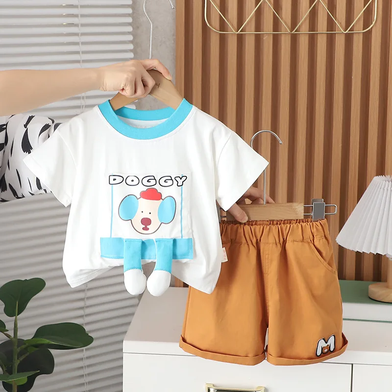 2024 Designer Baby Boy 18 Months Old Summer Clothes for Kids Casual Cartoon Short Sleeve T-shirts and Shorts Boys Outfits Set
2024 Designer Baby Boy 18 Months Old Summer Clothes for Kids Casual Cartoon Short Sleeve T-shirts and Shorts Boys Outfits Set