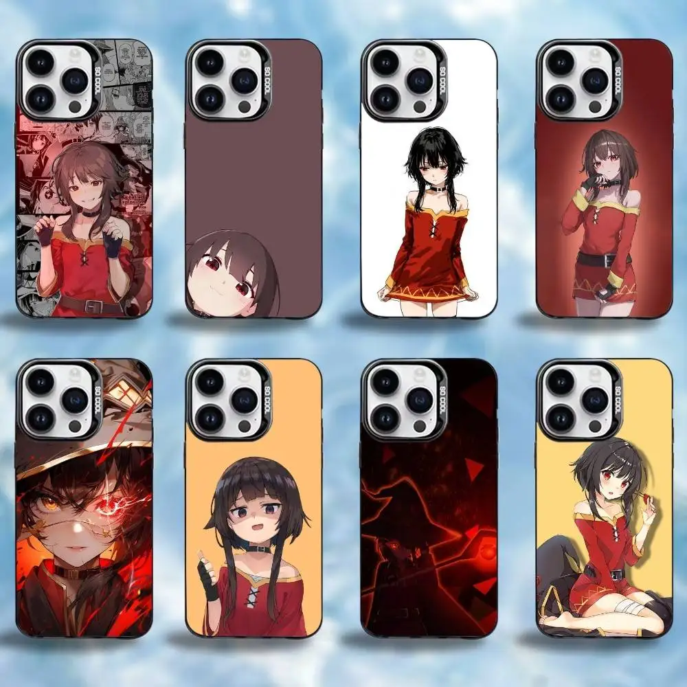 Konosuba Megumin Phone Case For iPhone17,16,15,14,13,12,11 Plus,Pro Max Black Colored Silver Plated Inside Cover
Konosuba Megumin Phone Case For iPhone17,16,15,14,13,12,11 Plus,Pro Max Black Colored Silver Plated Inside Cover