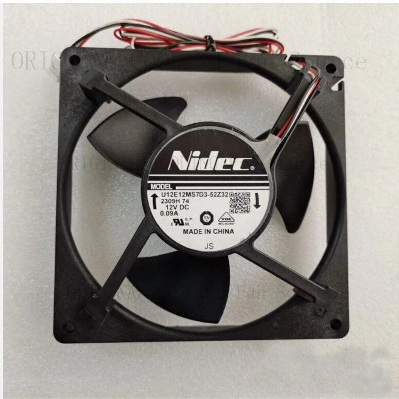 B 5Pieces FOR NidecModelU12E12MS7D3-52Z32 12VDc3Line inverter cooling fan
B 5Pieces FOR NidecModelU12E12MS7D3-52Z32 12VDc3Line inverter cooling fan