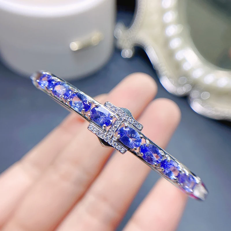 Natural Tanzanite Bracelet for women silver 925 jewelry luxury gem stones 18k gold plated free shiping items
Natural Tanzanite Bracelet for women silver 925 jewelry luxury gem stones 18k gold plated free shiping items