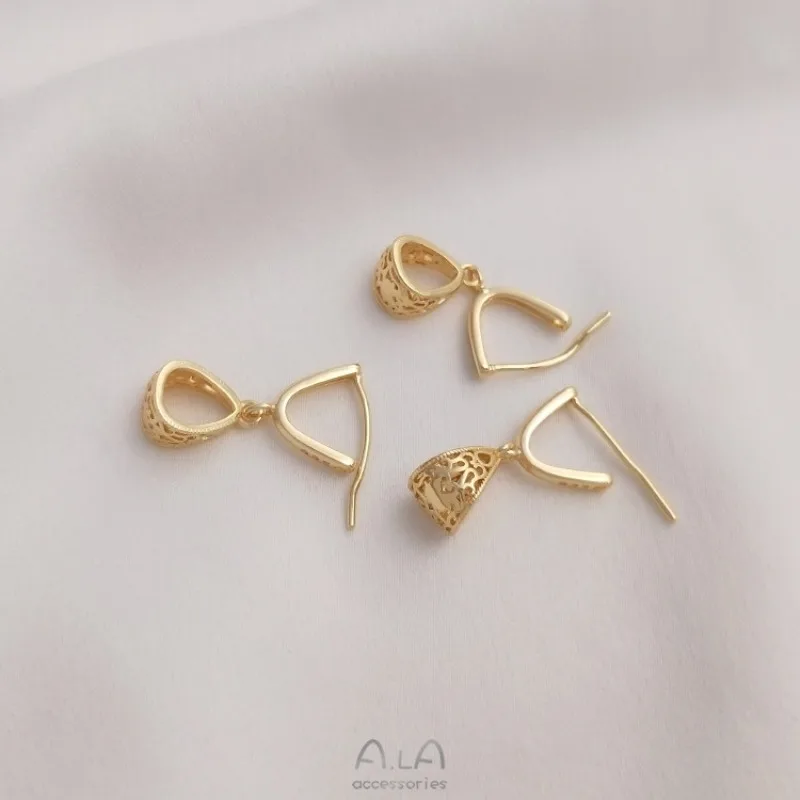 Застежка-подвеска из 14-каратного золота с символом удачи, медной монетой, цветком сакуры и семеном дыни, для самостоятельного изготовления ожерелий из нефрита и кристаллов
Застежка-подвеска из 14-каратного золота с символом удачи, медной монетой, цветком сакуры и семеном дыни, для самостоятельного изготовления ожерелий из нефрита и кристаллов