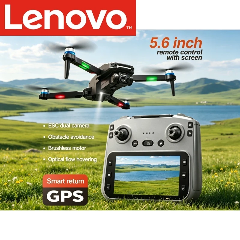 Lenovo RG806MAX GPS Drone With screen RC 8K Professional HD Aerial Photography Laser obstacle avoidance Three-axis gimbal New
Lenovo RG806MAX GPS Drone With screen RC 8K Professional HD Aerial Photography Laser obstacle avoidance Three-axis gimbal New