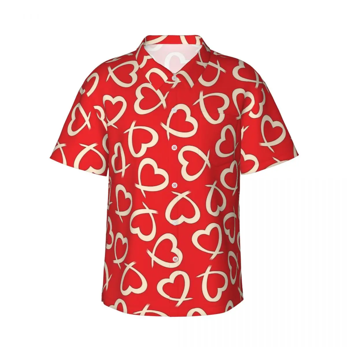 Sweet Hearts Print Casual Shirt Cool Hawaii Shirts Mens Short Sleeve Beach Korean Fashion Printed Oversized Blouses
Sweet Hearts Print Casual Shirt Cool Hawaii Shirts Mens Short Sleeve Beach Korean Fashion Printed Oversized Blouses