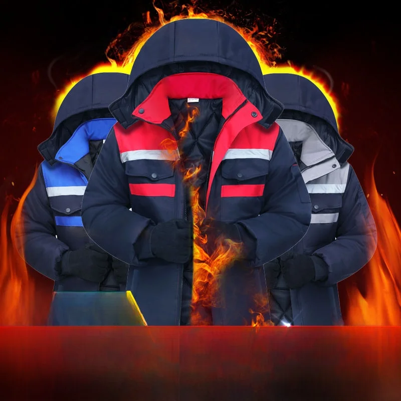 Утепленная хлопковая рабочая куртка: зимнее пальто для защиты от холода, для авторемонта, строительных площадок, холодильных складов, хлопковая одежда
Утепленная хлопковая рабочая куртка: зимнее пальто для защиты от холода, для авторемонта, строительных площадок, холодильных складов, хлопковая одежда