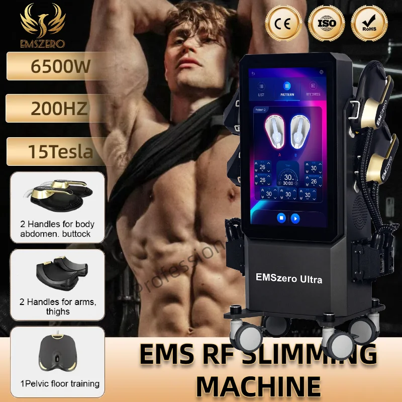 2024 Latest EMSzero PRO 6500W EMS RF Body Muscle Sculpting Mechanism Building Muscle Stimulator Pelvic Pad Available Machine
2024 Latest EMSzero PRO 6500W EMS RF Body Muscle Sculpting Mechanism Building Muscle Stimulator Pelvic Pad Available Machine