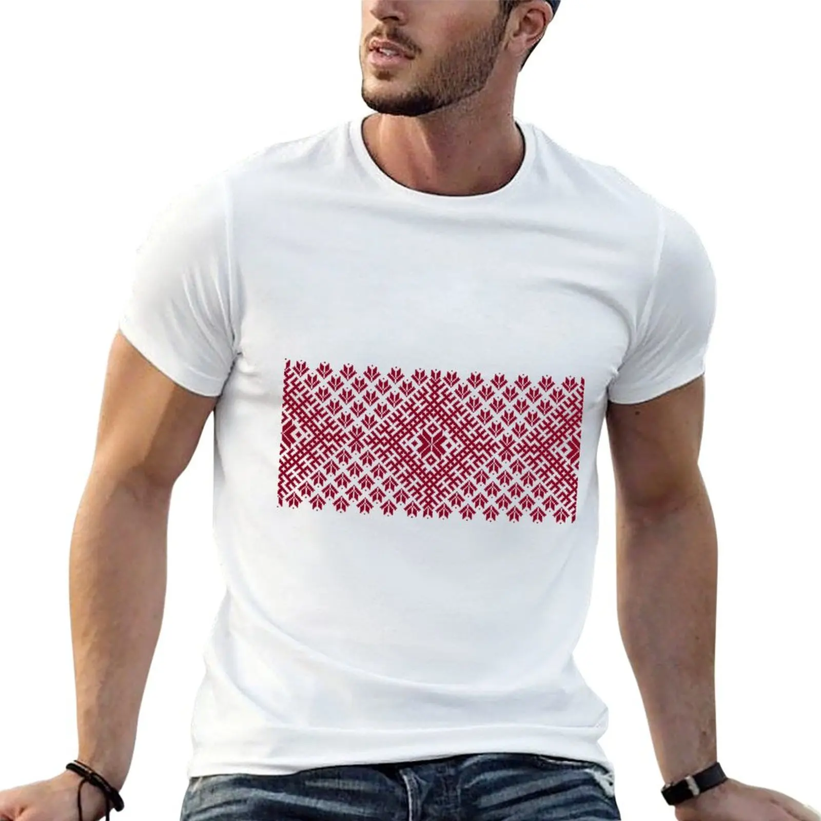 Red Latvian Lielvarde Belt motif T-Shirt funny t shirts dark humor t shirts with prints g man t shirts for men T-shirt
Red Latvian Lielvarde Belt motif T-Shirt funny t shirts dark humor t shirts with prints g man t shirts for men T-shirt