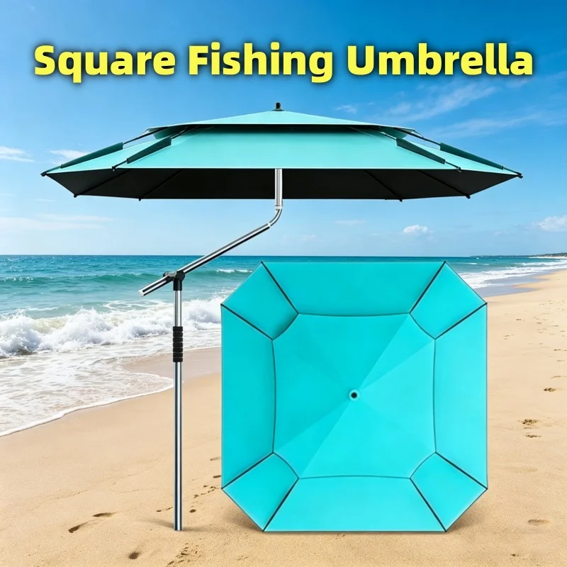 2.0-2.6M Square Fishing Umbrella,Adjustable Outdoor Camping Umbrella Octagonal Large Beach Umbrella New Big Sunshade Umbrella
2.0-2.6M Square Fishing Umbrella,Adjustable Outdoor Camping Umbrella Octagonal Large Beach Umbrella New Big Sunshade Umbrella