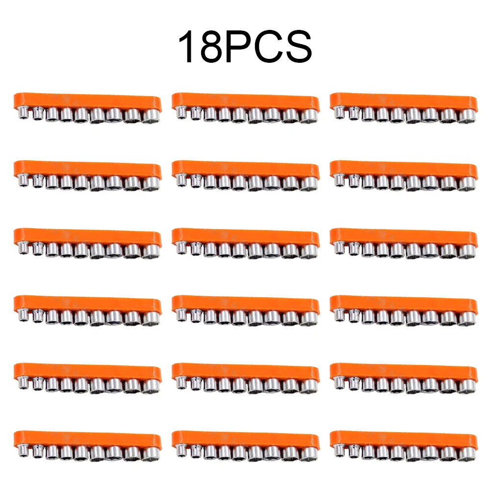 Набор головок с шестигранным приводом, 18 шт., с легкой идентификацией размера для автомобильных бытовых и механических применений
Набор головок с шестигранным приводом, 18 шт., с легкой идентификацией размера для автомобильных бытовых и механических применений