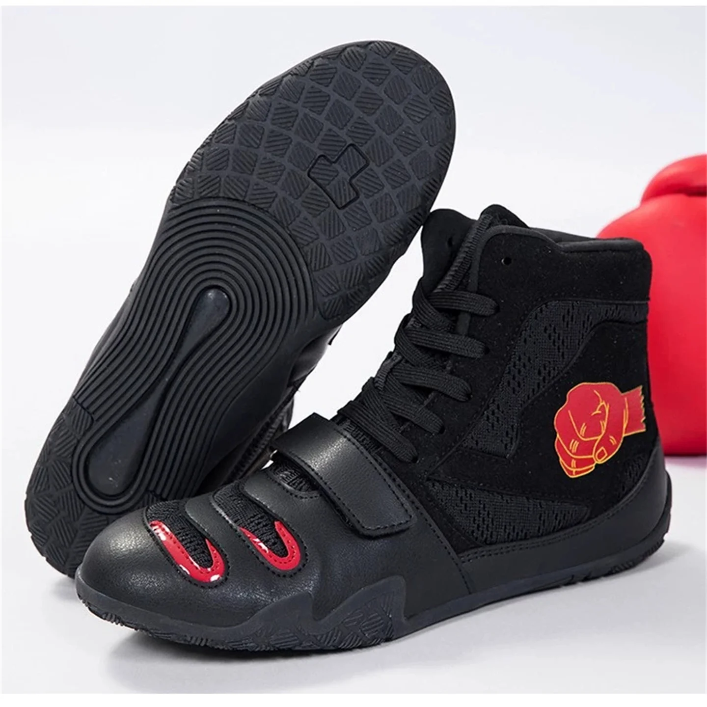 Wrestling Shoes, Sanda Fighting Shoes, Non-Slip And Wear-Resistant Martial Arts Training Boxing Shoes, Men's Combat Shoes
Wrestling Shoes, Sanda Fighting Shoes, Non-Slip And Wear-Resistant Martial Arts Training Boxing Shoes, Men's Combat Shoes