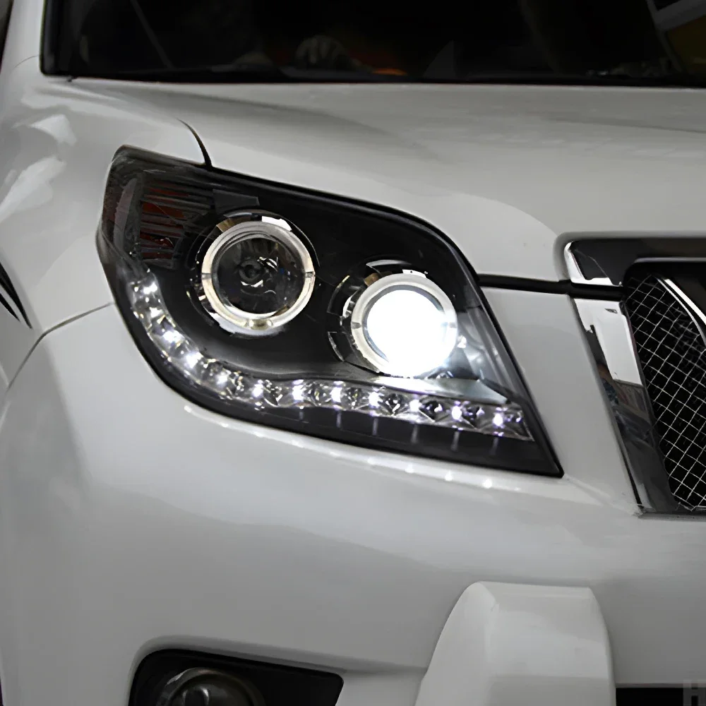 Модифицированная автомобильная фара для Toyota Prado 2010-2013, светодиодная автоматическая фара, обновление динамического света, стиль линз проектора, аксессуары
Модифицированная автомобильная фара для Toyota Prado 2010-2013, светодиодная автоматическая фара, обновление динамического света, стиль линз проектора, аксессуары
