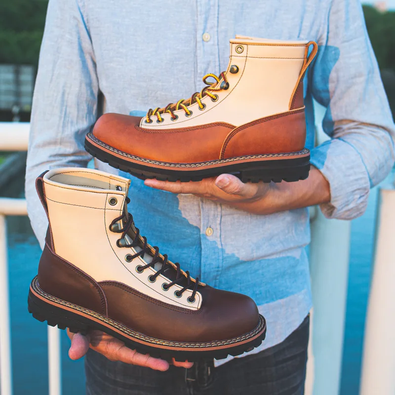Men's Casual Shoes Tooling Boots Man Boots Cow Leather Male Ankle Boots Vintage Men's High Quality Handmade Boots
Men's Casual Shoes Tooling Boots Man Boots Cow Leather Male Ankle Boots Vintage Men's High Quality Handmade Boots