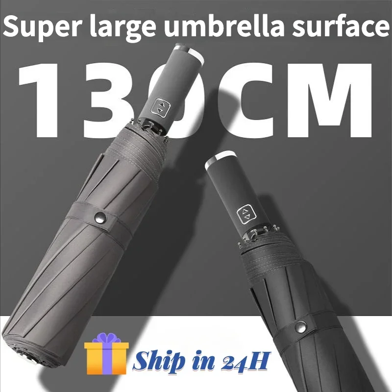 Super Large Fully Automatic Folding Umbrella for Men Women, Windproof Strong Waterproof Sun Uv Big Rain Umbrellas Male Parasol
Super Large Fully Automatic Folding Umbrella for Men Women, Windproof Strong Waterproof Sun Uv Big Rain Umbrellas Male Parasol