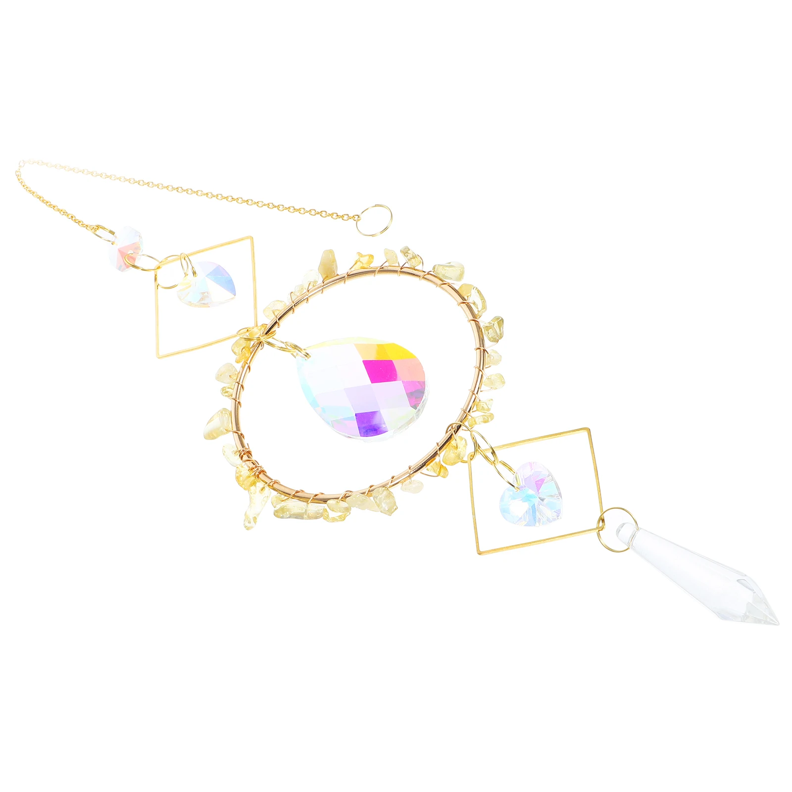 Crystal Pendant Colorful Sun Suncatchers for Windows Decorative Desktop Stone Decoration
Crystal Pendant Colorful Sun Suncatchers for Windows Decorative Desktop Stone Decoration