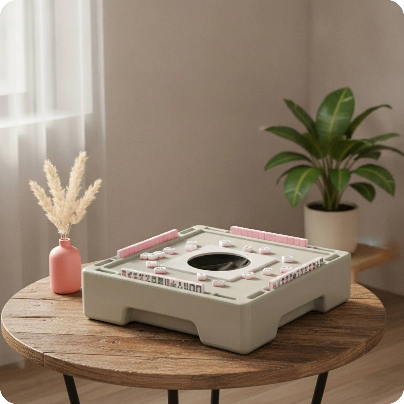 Tabletop Mahjong Machine Portable Mahjong Table with Tiles Compact Travel-Friendly for Travelers, Dorm Rooms, Camping
Tabletop Mahjong Machine Portable Mahjong Table with Tiles Compact Travel-Friendly for Travelers, Dorm Rooms, Camping