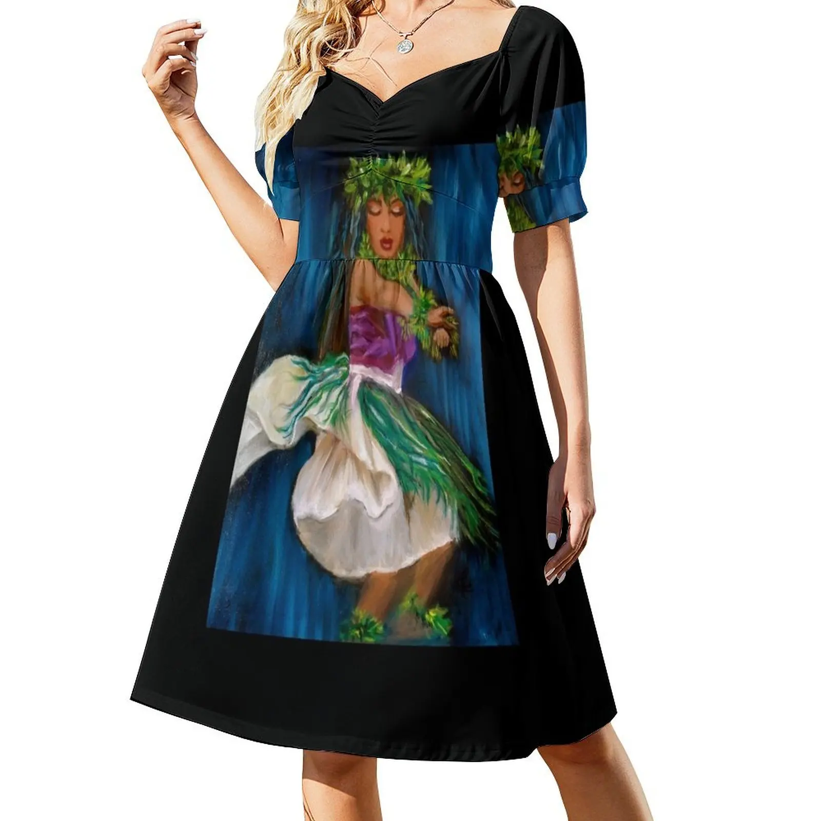 Merrie Monarch Hula Short Sleeved Dress Dance dresses wedding guest dress 2025 elegant women's sets Dress
Merrie Monarch Hula Short Sleeved Dress Dance dresses wedding guest dress 2025 elegant women's sets Dress