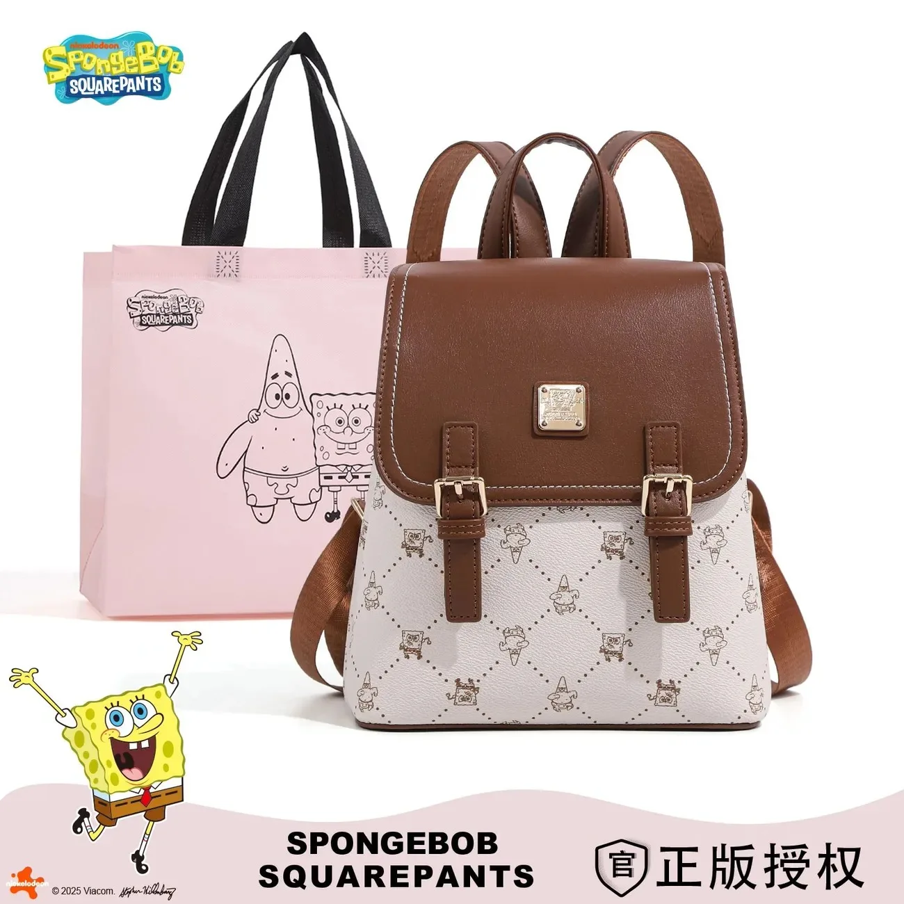 Оригинальные женские рюкзаки с изображением Спанч Боба в стиле мультфильма
Оригинальные женские рюкзаки с изображением Спанч Боба в стиле мультфильма