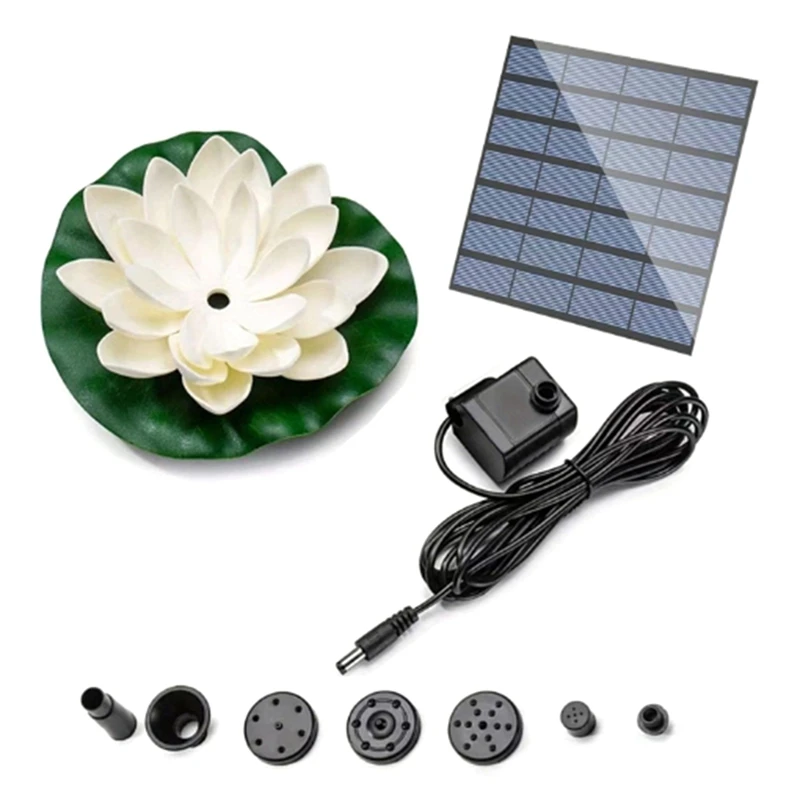 NALFI-Solar Fountain Pond Outdoor Bird Bath Fountains Solar Power Floating Garden(White)
NALFI-Solar Fountain Pond Outdoor Bird Bath Fountains Solar Power Floating Garden(White)