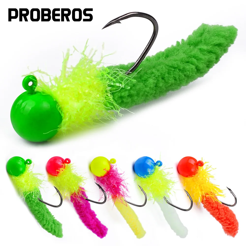 5pcsLead Head Hook Micro-object Fly Fishing HooksJig Head Colorful Feather Anti-hanging Saltwaterfreshwater Hook Fishing Tackle
5pcsLead Head Hook Micro-object Fly Fishing HooksJig Head Colorful Feather Anti-hanging Saltwaterfreshwater Hook Fishing Tackle