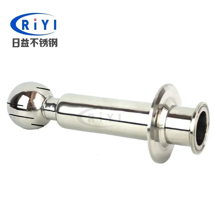 304 sanitary grade/stainless steel/dual card/automatic rotation/cleaning ball/extended clamp type/quick installation
304 sanitary grade/stainless steel/dual card/automatic rotation/cleaning ball/extended clamp type/quick installation