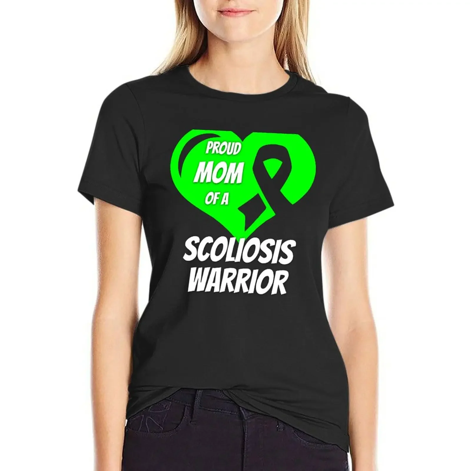 Scoliosis Awareness Proud Mom Of A Warrior T-Shirt plain quick drying t shirt for Women
Scoliosis Awareness Proud Mom Of A Warrior T-Shirt plain quick drying t shirt for Women