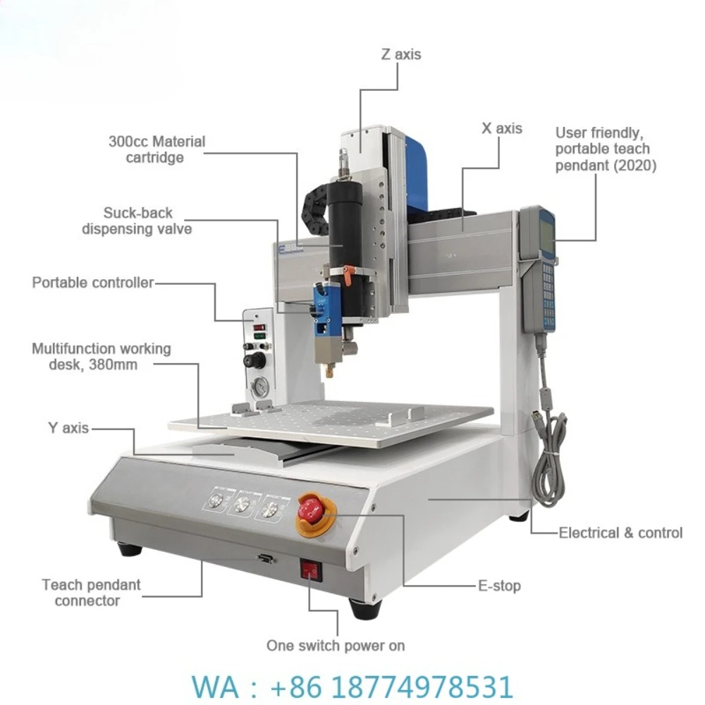 Cnc Automatic Glue Dispenser Dispensing Machine Robot High Precision 3 Axis Desktop Epoxy Resin Adhesive Doming Stickers
Cnc Automatic Glue Dispenser Dispensing Machine Robot High Precision 3 Axis Desktop Epoxy Resin Adhesive Doming Stickers