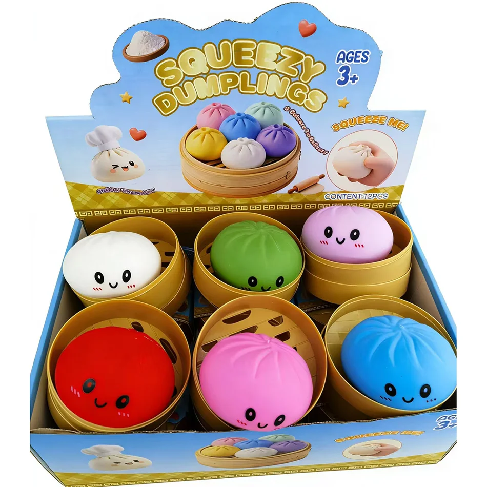 New Realistic Giant Dumpling Squeeze Toy with Bamboo Steamer Soft TPR Dough Ball Decompression Fidget Toy Funny Creative Gift!!
New Realistic Giant Dumpling Squeeze Toy with Bamboo Steamer Soft TPR Dough Ball Decompression Fidget Toy Funny Creative Gift!!