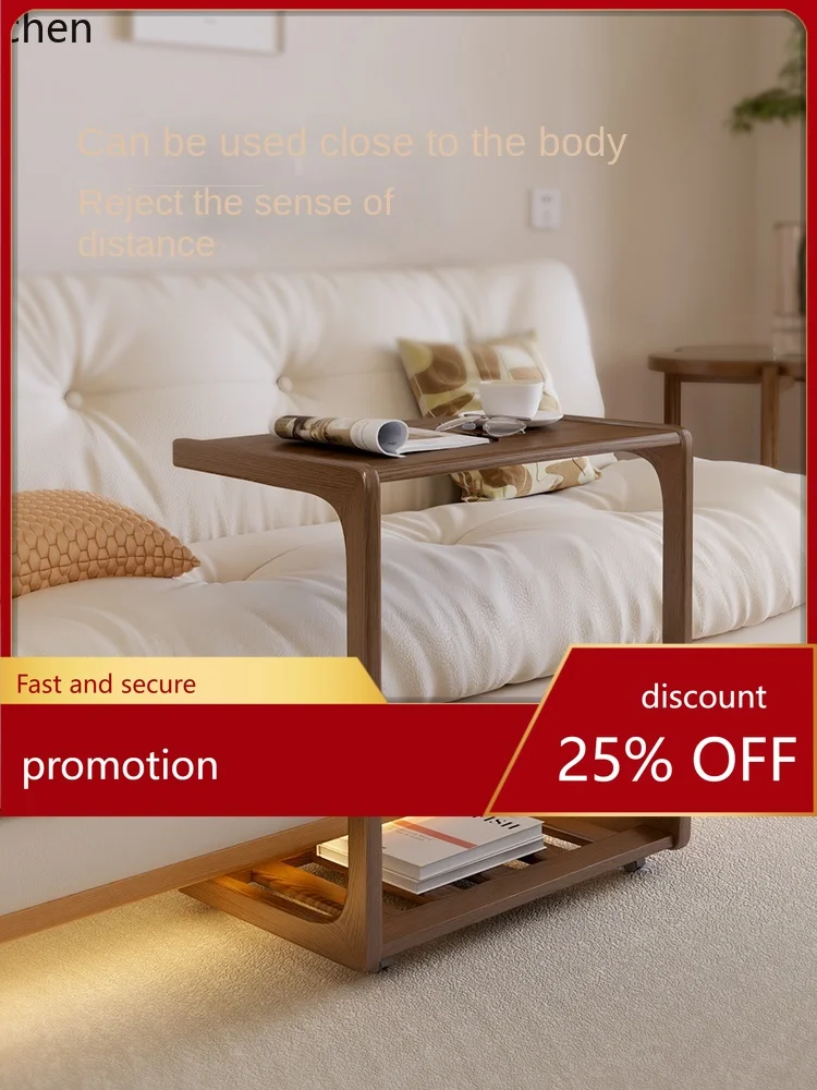 YFY Solid Wood Sofa Side Table Cabinet Movable Table Mini Tea Table with Wheels
YFY Solid Wood Sofa Side Table Cabinet Movable Table Mini Tea Table with Wheels