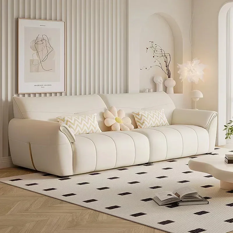 Nordic Modern Leather Sofa Minimalist Luxury Designer Floor Loveseat Sofa Lounge Fluffy Divano Soggiorno Living Room Furniture
Nordic Modern Leather Sofa Minimalist Luxury Designer Floor Loveseat Sofa Lounge Fluffy Divano Soggiorno Living Room Furniture