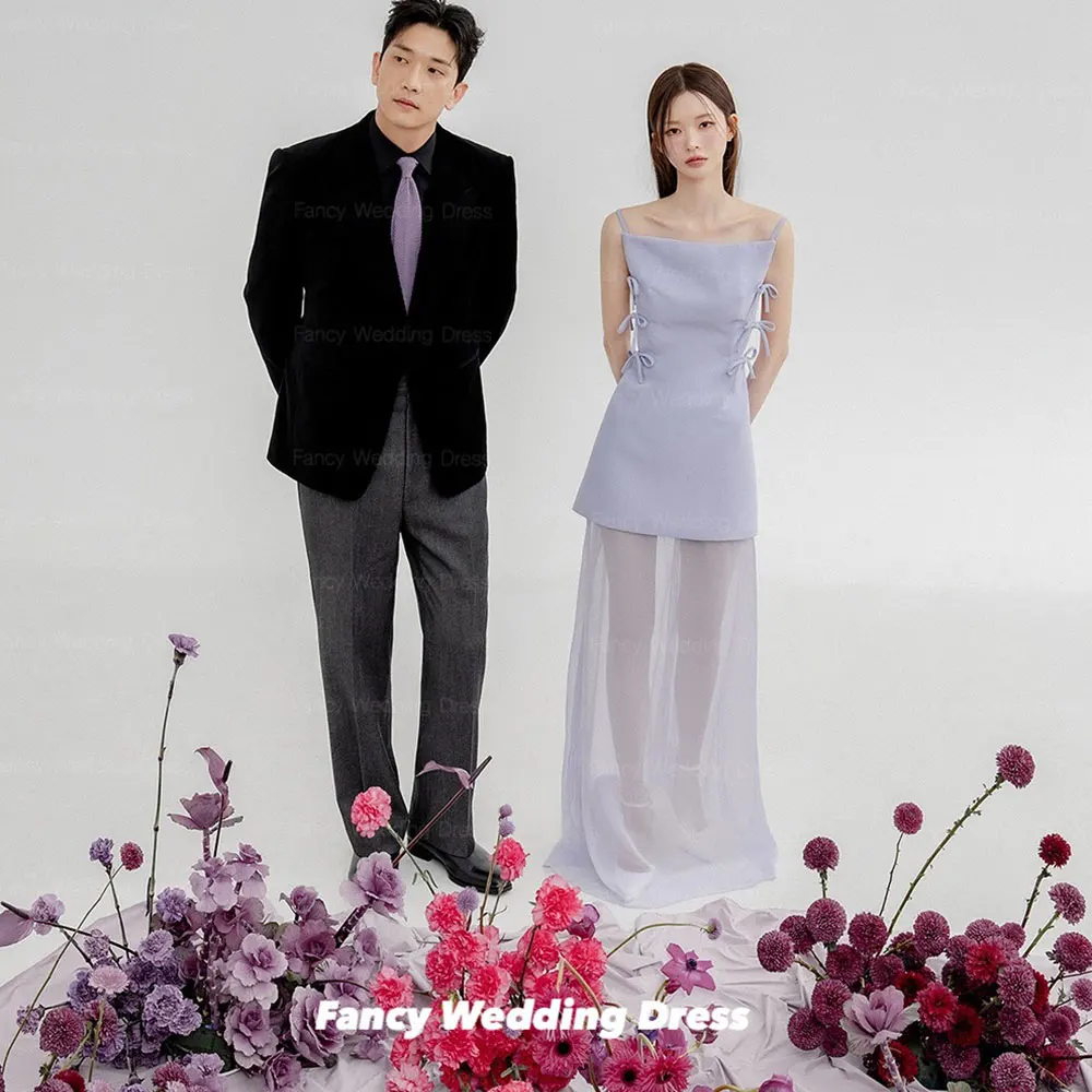 Fancy Sexy Backless Light Purple Korea Wedding Dress Photo Shoot A Line Bow Bridal Gown Floor Length Customized
Fancy Sexy Backless Light Purple Korea Wedding Dress Photo Shoot A Line Bow Bridal Gown Floor Length Customized