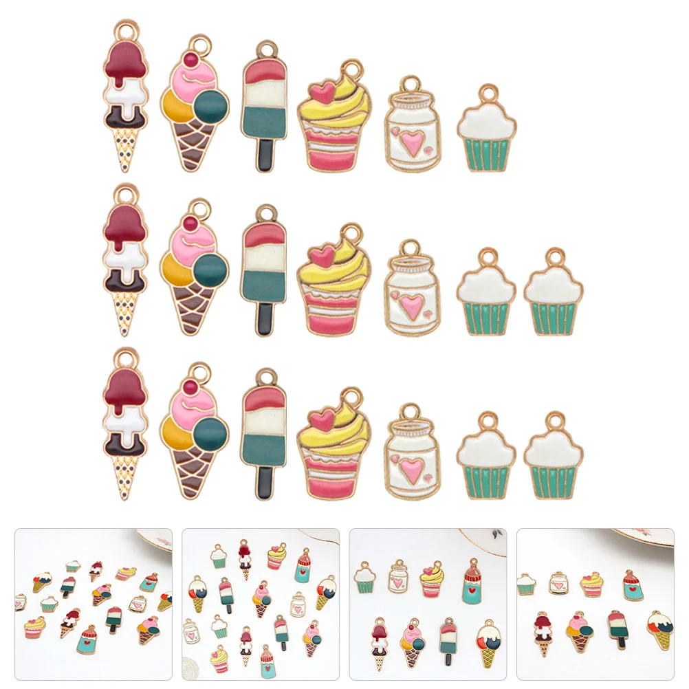 Bright Dessert Themed Alloy Charms Electroplated Oil Drop Pendants for Jewelry Making Bottle Beads Keychain Gifts Ice
Bright Dessert Themed Alloy Charms Electroplated Oil Drop Pendants for Jewelry Making Bottle Beads Keychain Gifts Ice