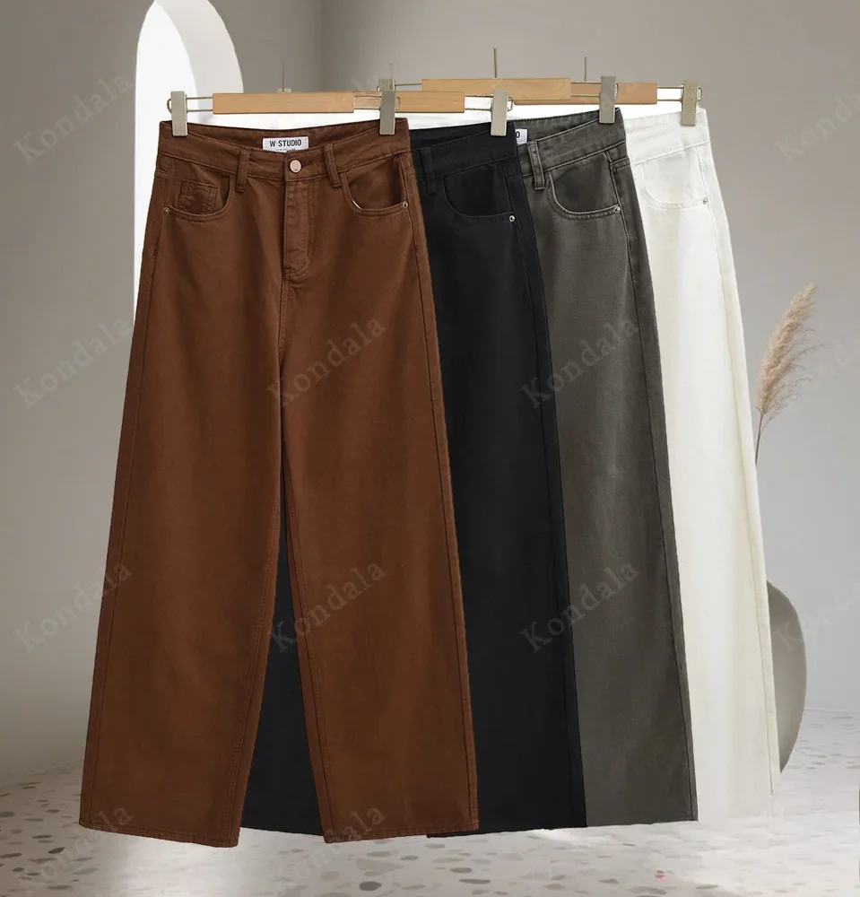 KONDALA, осенние женские повседневные джинсы, хлопковые джинсовые брюки с узкой талией и широкими штанинами, весна-осень 2021, модные уличные женские джинсы
KONDALA, осенние женские повседневные джинсы, хлопковые джинсовые брюки с узкой талией и широкими штанинами, весна-осень 2021, модные уличные женские джинсы