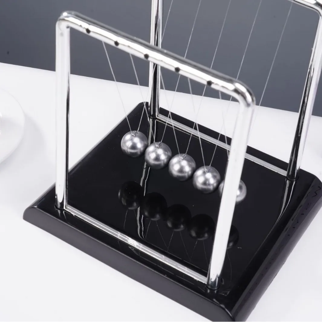 Newton's Cradle Balance Steel Ball Teaching Supplies Physics Science Pendulum Desktop Toys Stress Relief Gifts Home Decor
Newton's Cradle Balance Steel Ball Teaching Supplies Physics Science Pendulum Desktop Toys Stress Relief Gifts Home Decor